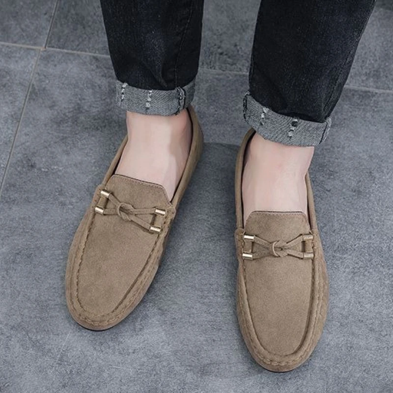 Suede Men's Leather Shoes Slip-on Flat British Style High Quality Fashion Adults Comfortable Elegant Pu Size 44 Male Casual Shoe
Suede Men's Leather Shoes Slip-on Flat British Style High Quality Fashion Adults Comfortable Elegant Pu Size 44 Male Casual Shoe