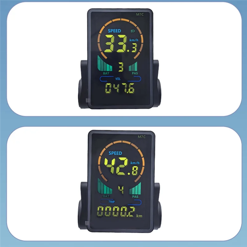 M7C-SM E-Bike Instrument LCD Display 24V-60V SM/Waterproof Electric Bicycle Mountain Meter Speed Power LCD Display
M7C-SM E-Bike Instrument LCD Display 24V-60V SM/Waterproof Electric Bicycle Mountain Meter Speed Power LCD Display