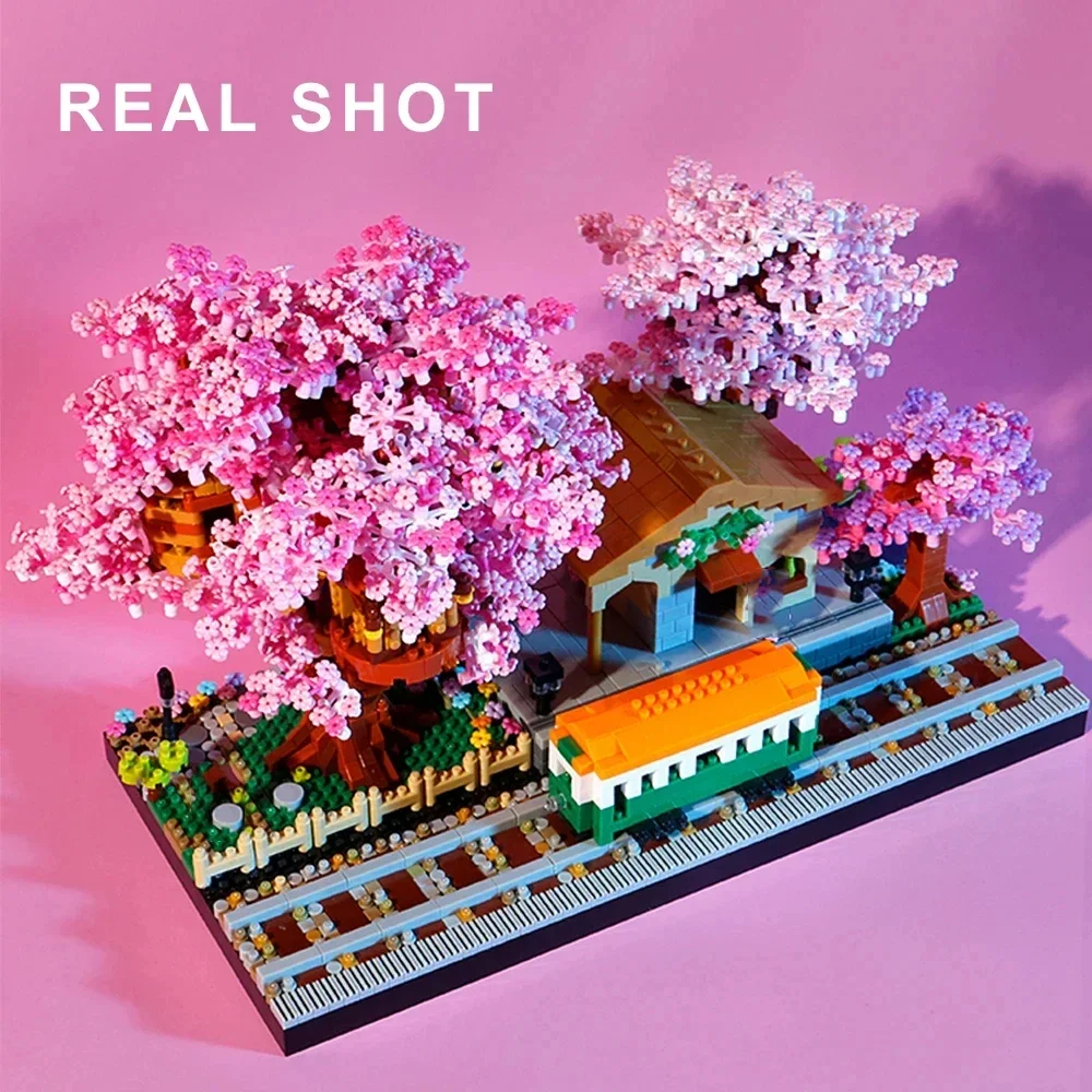 3668pcs Sakura Tree Trains Station House Building Blocks Cheer Flowers City Street Micro View Assemble Bricks Adult Toys
3668pcs Sakura Tree Trains Station House Building Blocks Cheer Flowers City Street Micro View Assemble Bricks Adult Toys