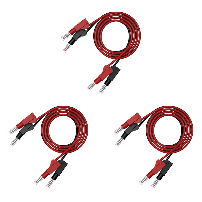 A01F-6Pcs Multi-Meter Test Leads Cable Jumper Wire Line Security 4Mm Banana Plug Retractable Test Tool Red Black
A01F-6Pcs Multi-Meter Test Leads Cable Jumper Wire Line Security 4Mm Banana Plug Retractable Test Tool Red Black