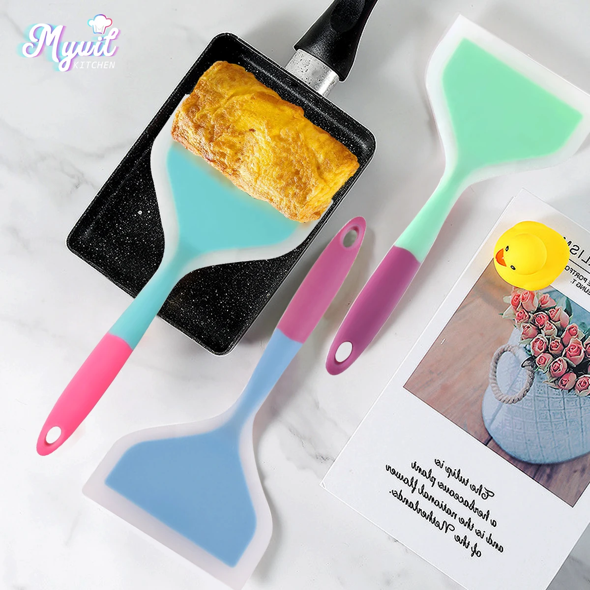 Silicone Spatula Cooking Utensils Beef Meat Egg Kitchen Scraper Wide Pizza Cooking Tools Shovel Non-stick Spatula Kitchenware
Silicone Spatula Cooking Utensils Beef Meat Egg Kitchen Scraper Wide Pizza Cooking Tools Shovel Non-stick Spatula Kitchenware