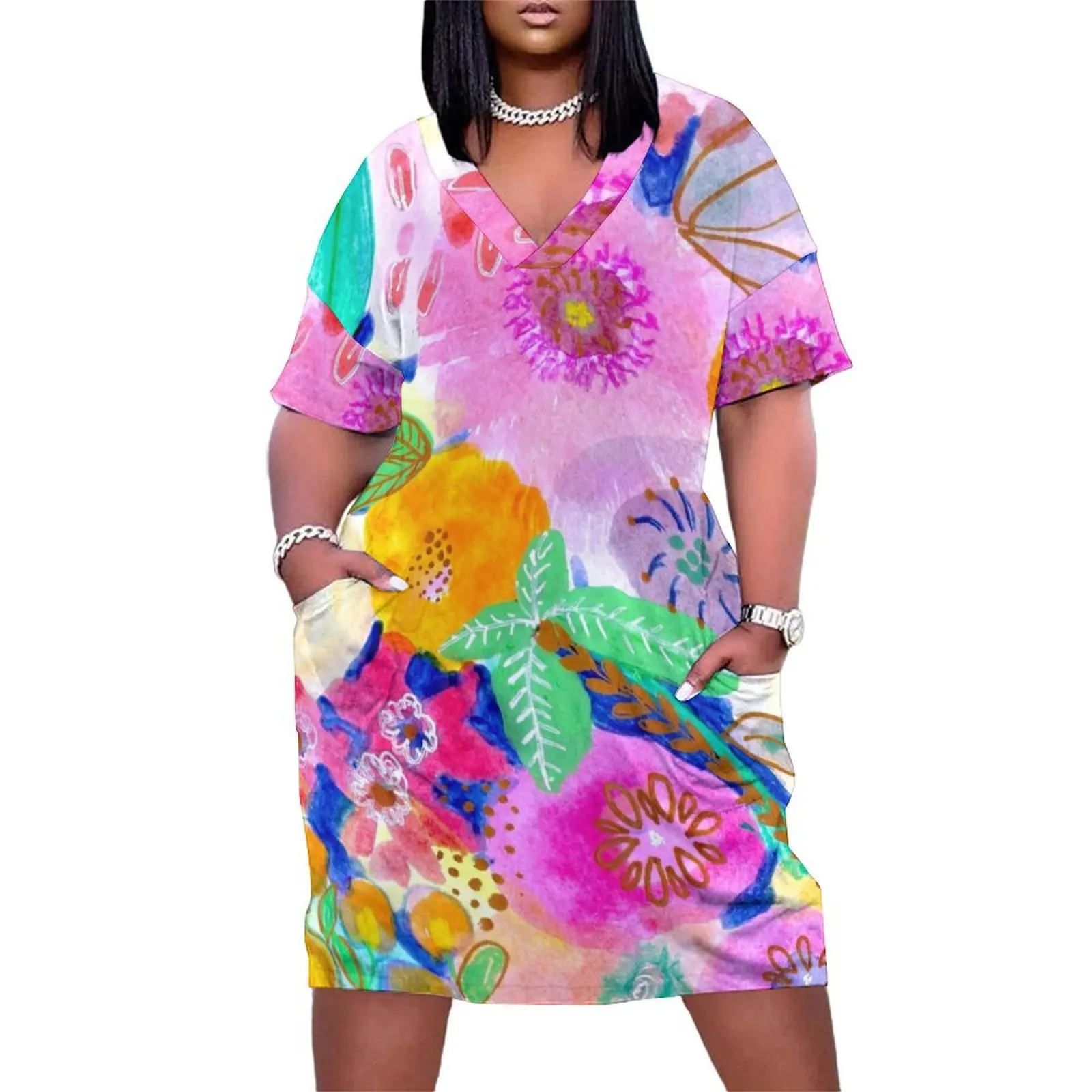 Golden Florals Loose Pocket Dress ladies dresses for special occasion chic and elegant woman dress
Golden Florals Loose Pocket Dress ladies dresses for special occasion chic and elegant woman dress