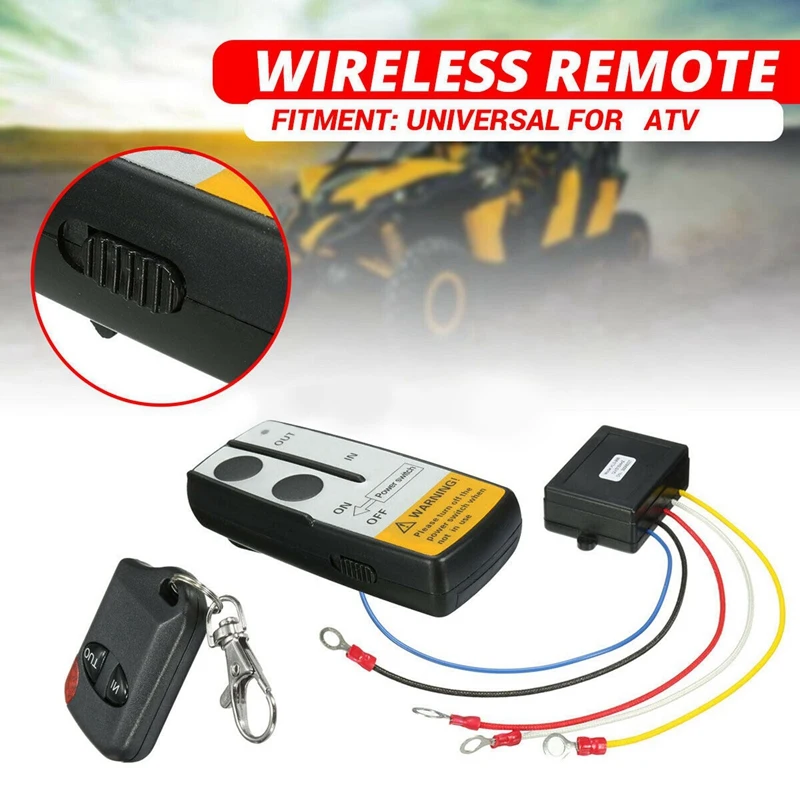 5X 12V 315Mhz 50Ft / 15M Wireless Winch Remote Control Controller Kit For Jeep ATV US
5X 12V 315Mhz 50Ft / 15M Wireless Winch Remote Control Controller Kit For Jeep ATV US