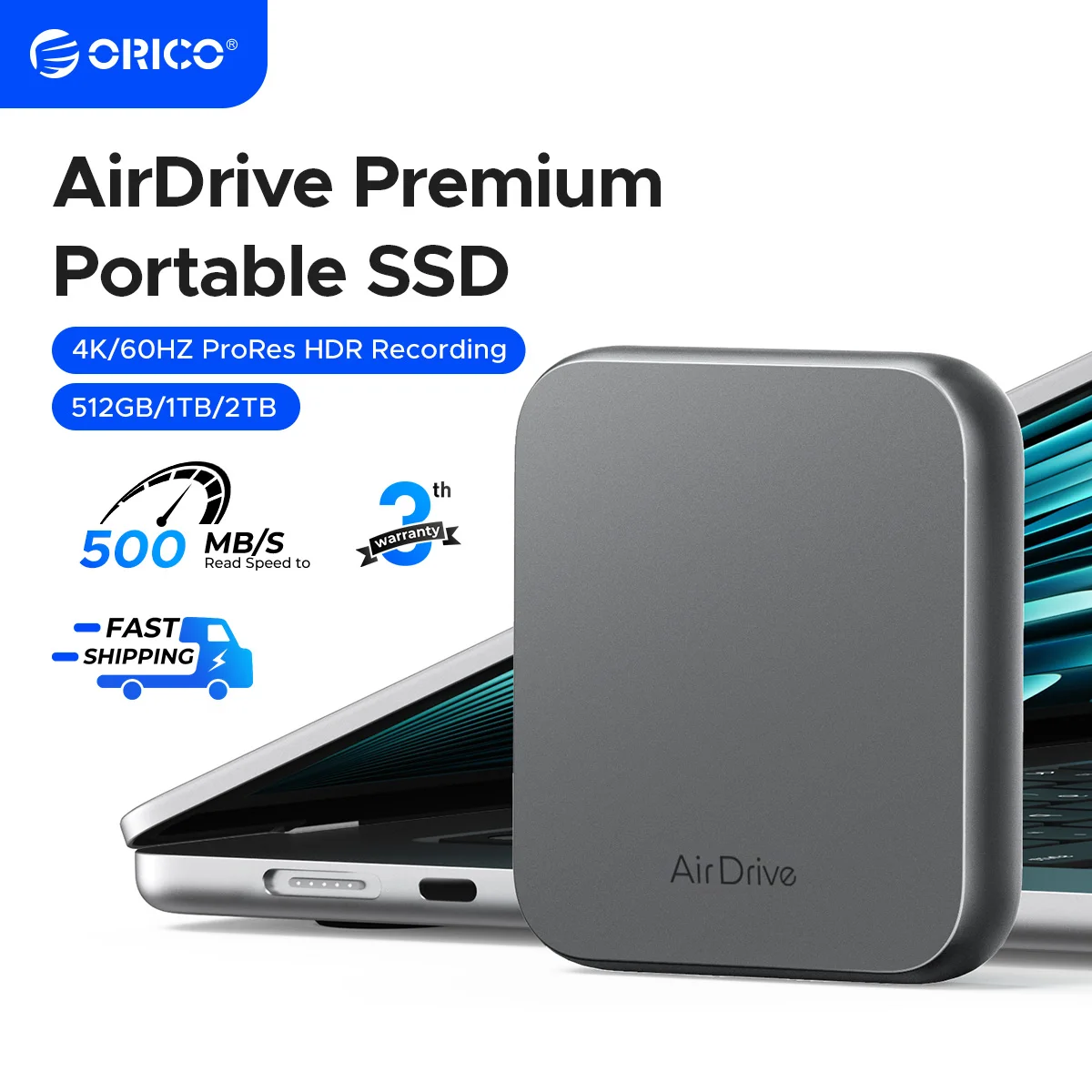 ORICO Magnetic External SSD for iPhone 17 16 15 Pro/Max ProRes 4K ProRes HDR Record and Store Portable Solid State 5 10 20Gbps
ORICO Magnetic External SSD for iPhone 17 16 15 Pro/Max ProRes 4K ProRes HDR Record and Store Portable Solid State 5 10 20Gbps