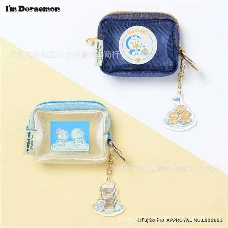 Doraemon Small Cosmetic Bag Transparent Mesh Touch-up Storage Bag Cartoon Cute Coin Purse Lipstick Girl Birthday Christmas Gift
Doraemon Small Cosmetic Bag Transparent Mesh Touch-up Storage Bag Cartoon Cute Coin Purse Lipstick Girl Birthday Christmas Gift