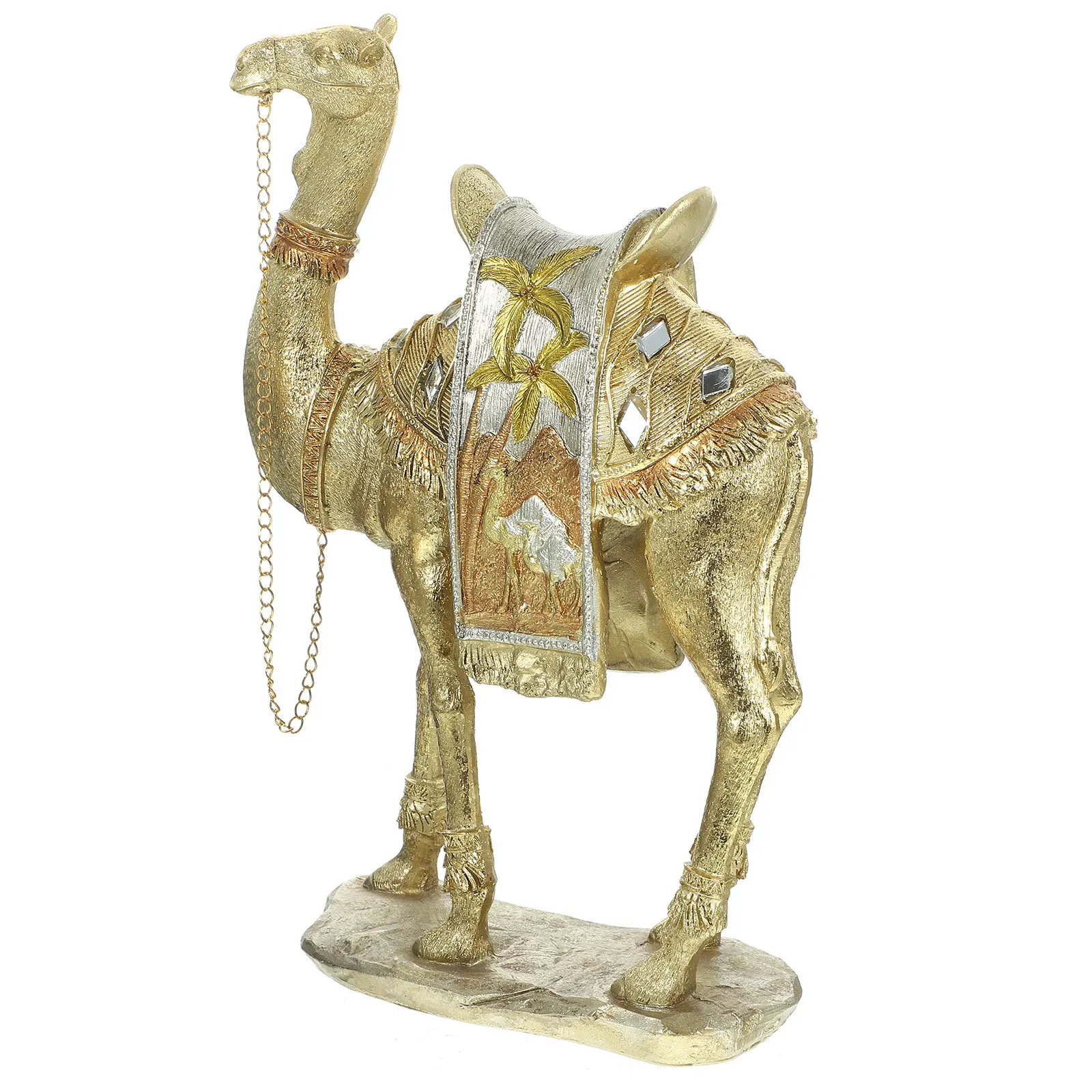 Resin Camel Statue Middle East Classical Style Random Color Lifelike Small Decoration Tabletop Ornament Camel Figurine
Resin Camel Statue Middle East Classical Style Random Color Lifelike Small Decoration Tabletop Ornament Camel Figurine