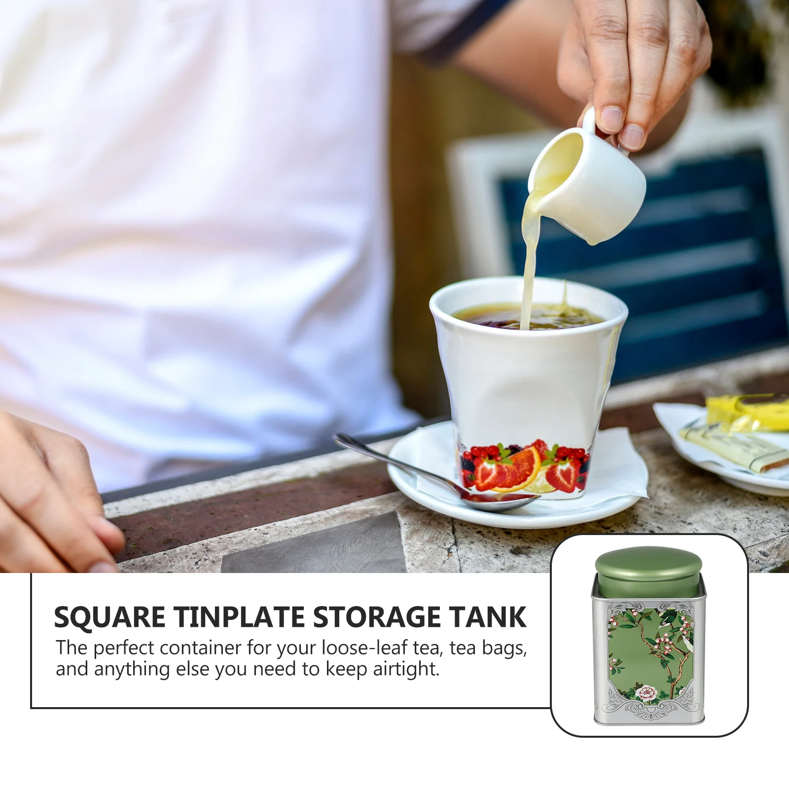 Tinplate Canister Square Sealed Cans For Loose Tea Airtight Storage Candy Snacks Container Jar Tea Storage Canisters
Tinplate Canister Square Sealed Cans For Loose Tea Airtight Storage Candy Snacks Container Jar Tea Storage Canisters