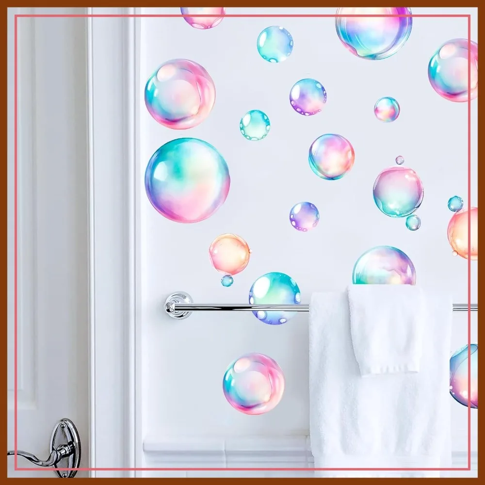 66-Set Colorful Soap Bubbles Decals Undersea World Bathroom Wall Stickers for Ceramic Tiles Furniture
66-Set Colorful Soap Bubbles Decals Undersea World Bathroom Wall Stickers for Ceramic Tiles Furniture