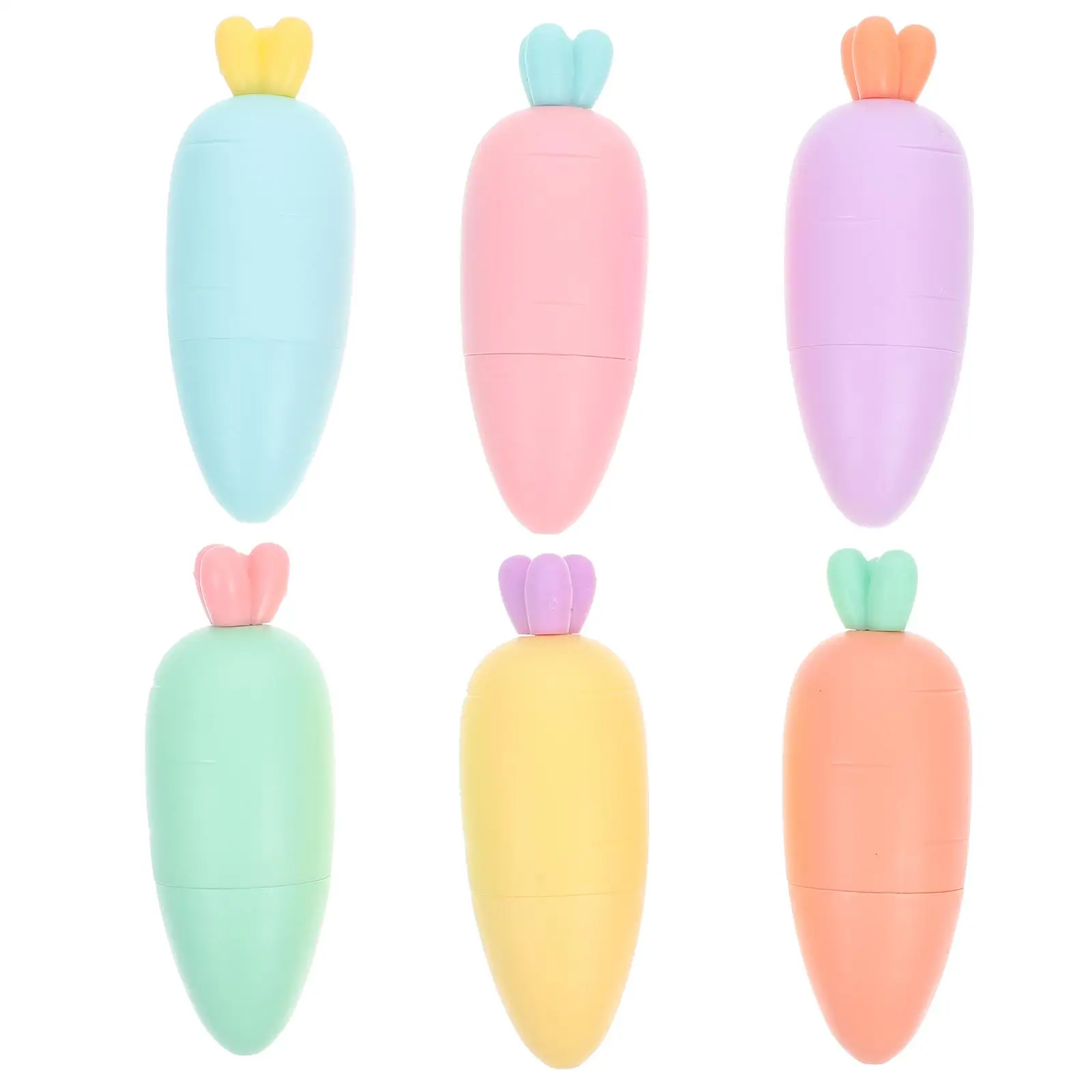 6 Pcs Multicolor Cute Highlighters Cute Carrot Design Ergonomic Grip School Supplies Fluorescent Pens Office Use
6 Pcs Multicolor Cute Highlighters Cute Carrot Design Ergonomic Grip School Supplies Fluorescent Pens Office Use