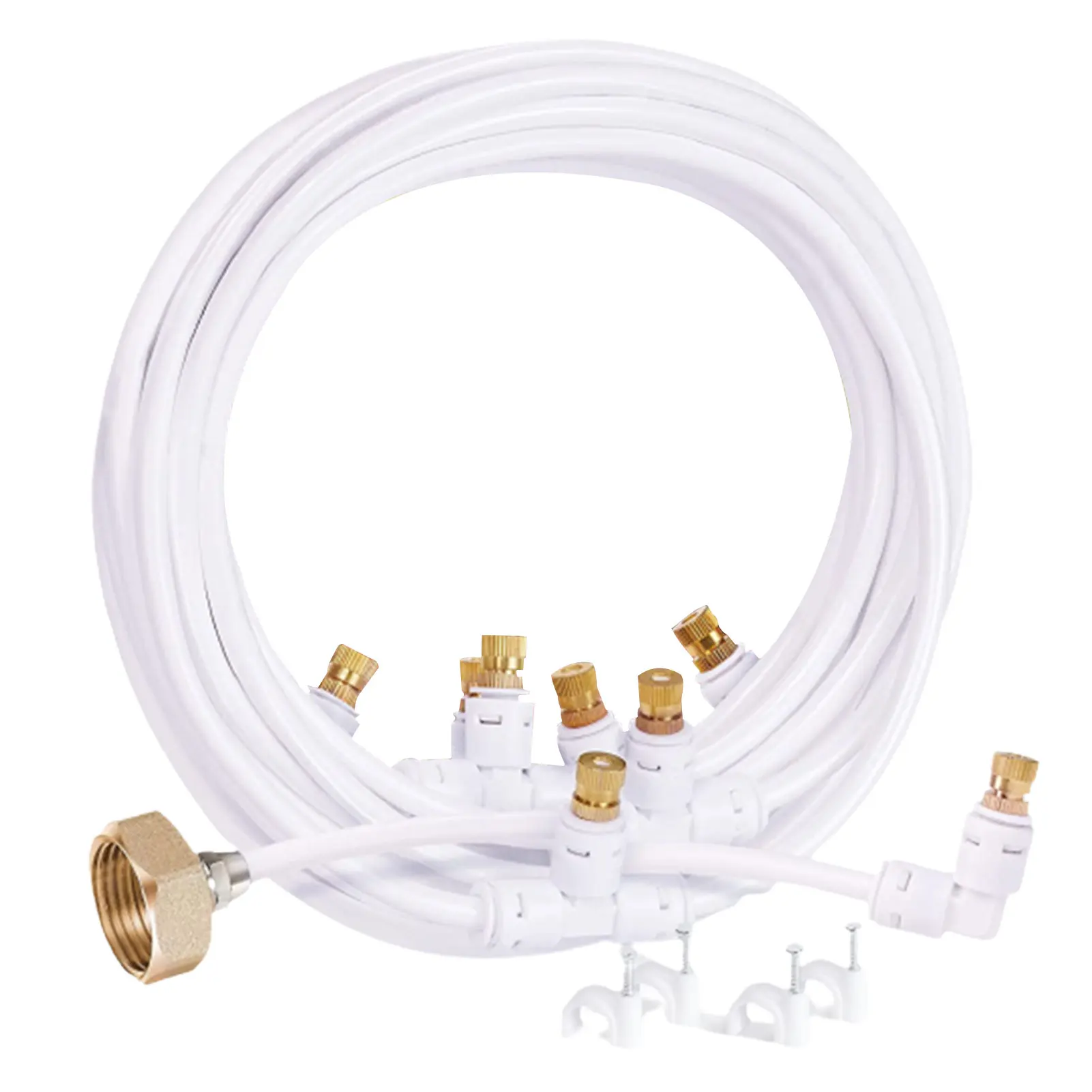 Outdoor Low Pressure Mister Good Sealing Garden Cooling Misting System for Watering Plants Dust Elimination
Outdoor Low Pressure Mister Good Sealing Garden Cooling Misting System for Watering Plants Dust Elimination