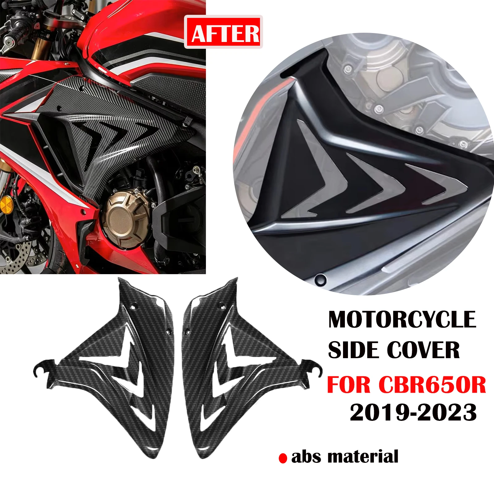 Для Honda CBR650R cbr650r 2019-2023 мотоциклетная боковая крышка кузова боковая крышка акула боковая панель корпус боковая панель дефлектор боковое крыло
Для Honda CBR650R cbr650r 2019-2023 мотоциклетная боковая крышка кузова боковая крышка акула боковая панель корпус боковая панель дефлектор боковое крыло