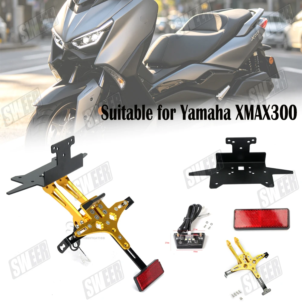 Подходит для мотоцикла Yamaha XMAX300, модифицированная подсветка номерного знака и держатель номерного знака.
Подходит для мотоцикла Yamaha XMAX300, модифицированная подсветка номерного знака и держатель номерного знака.