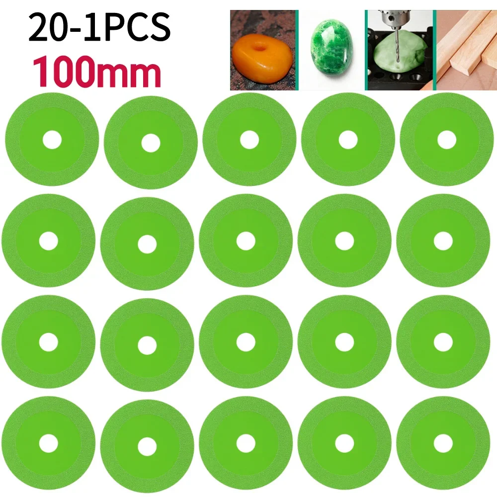 20-1 PCS 00mm Polishing Cutting Blade Heat-resistance Grinding Saw Blade Low Noise Wear-resistant for Jade Crystal Bottle
20-1 PCS 00mm Polishing Cutting Blade Heat-resistance Grinding Saw Blade Low Noise Wear-resistant for Jade Crystal Bottle