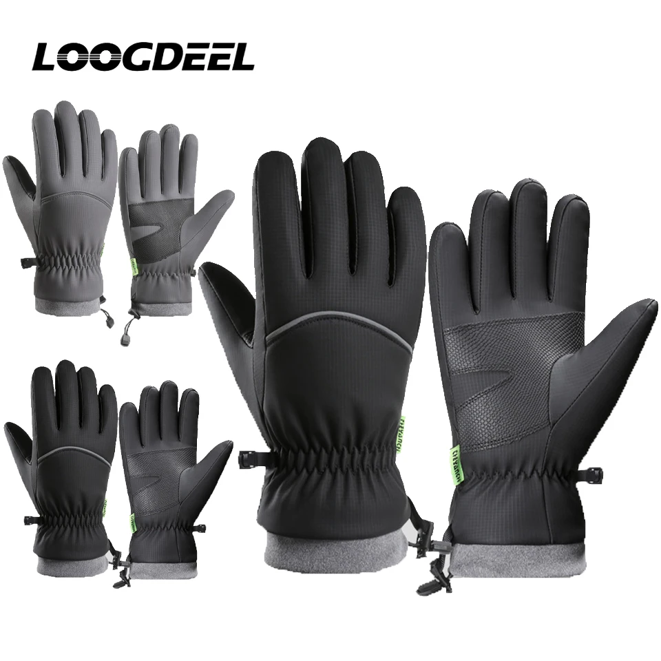LOOGDEEL Outdoor Sports Motorcycle Ski Touch Screen Fleece Gloves Non-slip Warm Full Fingers Winter Waterproof Cycling Gloves
LOOGDEEL Outdoor Sports Motorcycle Ski Touch Screen Fleece Gloves Non-slip Warm Full Fingers Winter Waterproof Cycling Gloves
