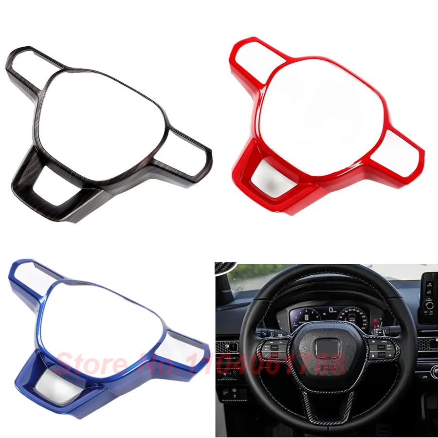 Fit for Honda Civic 11th Gen 2022 2023 2024 Car Center Consoles Dashboard Cover Trim Carbon Fiber Frame Steering Wheel Label 
Fit for Honda Civic 11th Gen 2022 2023 2024 Car Center Consoles Dashboard Cover Trim Carbon Fiber Frame Steering Wheel Label