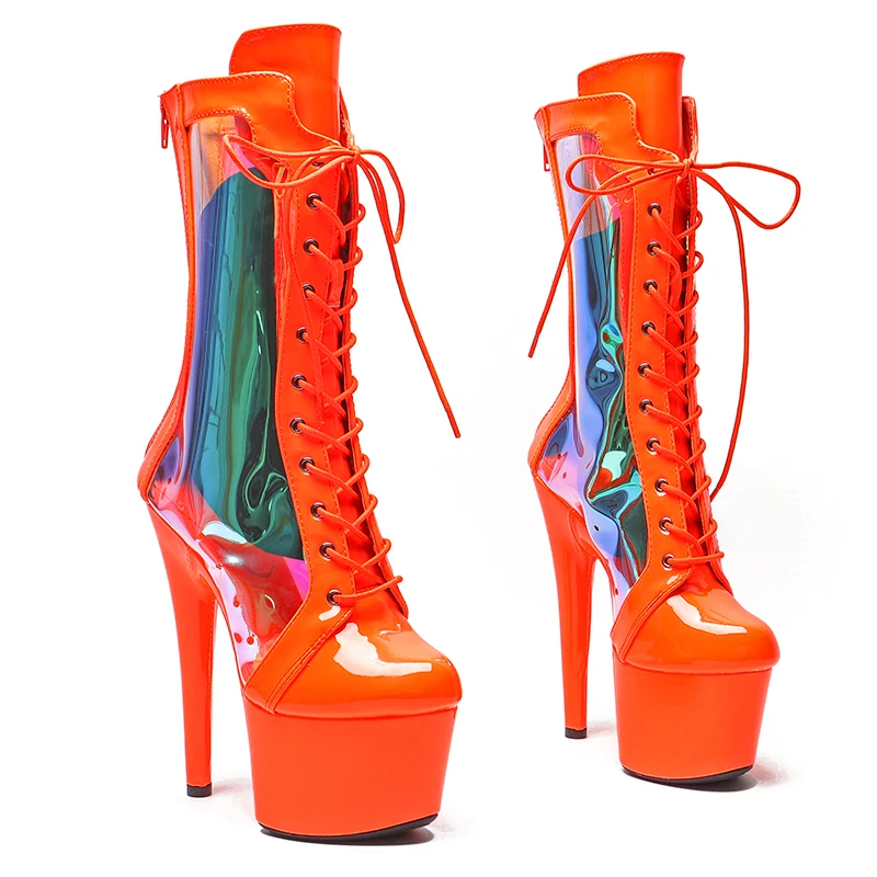 Leecabe 17CM/7inches Patent PU Young Trend Fashion Dancing Party High Heel Platform Pole Dance Boot
Leecabe 17CM/7inches Patent PU Young Trend Fashion Dancing Party High Heel Platform Pole Dance Boot