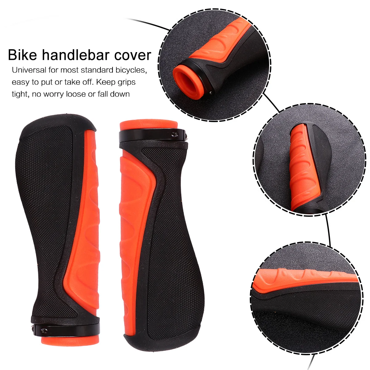2Pcs Bike Handlebar Grips Rubberized Textured Surface Secure Grip for Mountain Cycling Comfort Handle Covers Handlebar Covers
2Pcs Bike Handlebar Grips Rubberized Textured Surface Secure Grip for Mountain Cycling Comfort Handle Covers Handlebar Covers