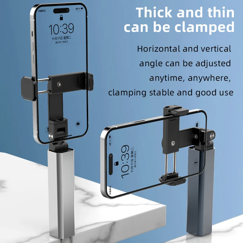 Mobile Phone Shooting Folding Bracket Handheld Anti-Shake Outdoor Travel Selfie Stick Photo Metal Stabiliser
Mobile Phone Shooting Folding Bracket Handheld Anti-Shake Outdoor Travel Selfie Stick Photo Metal Stabiliser