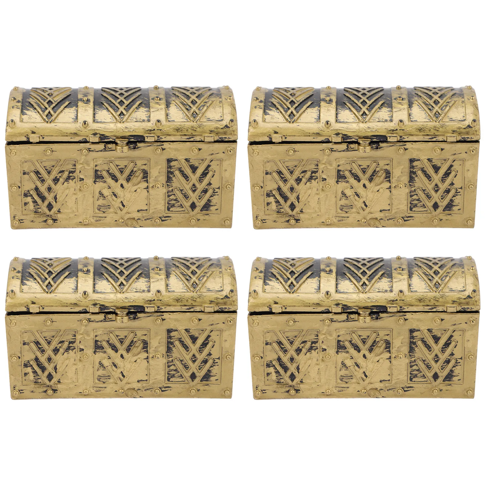 Набор из 4 винтажных мини-сундуков для сокровищ в пиратском стиле, ретро-сундучки для хранения мелких украшений, сувениры для вечеринок
Набор из 4 винтажных мини-сундуков для сокровищ в пиратском стиле, ретро-сундучки для хранения мелких украшений, сувениры для вечеринок