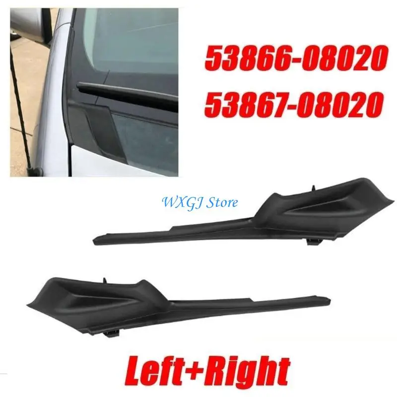 37JE 2pcs Vehicle Windshield Wiper Cowl End Pieces Covers for 53866-08020 53867-08020
37JE 2pcs Vehicle Windshield Wiper Cowl End Pieces Covers for 53866-08020 53867-08020