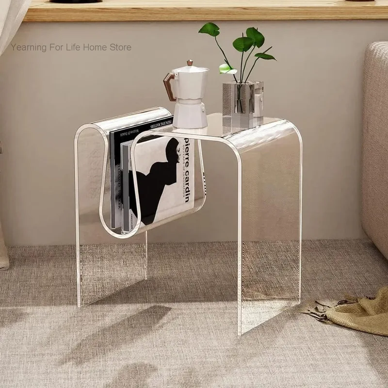 Acrylic Transparent Side Table Living Room Coffee Table Bedroom Bedside Table Simple Coffee Tables M-shaped Side Tables
Acrylic Transparent Side Table Living Room Coffee Table Bedroom Bedside Table Simple Coffee Tables M-shaped Side Tables