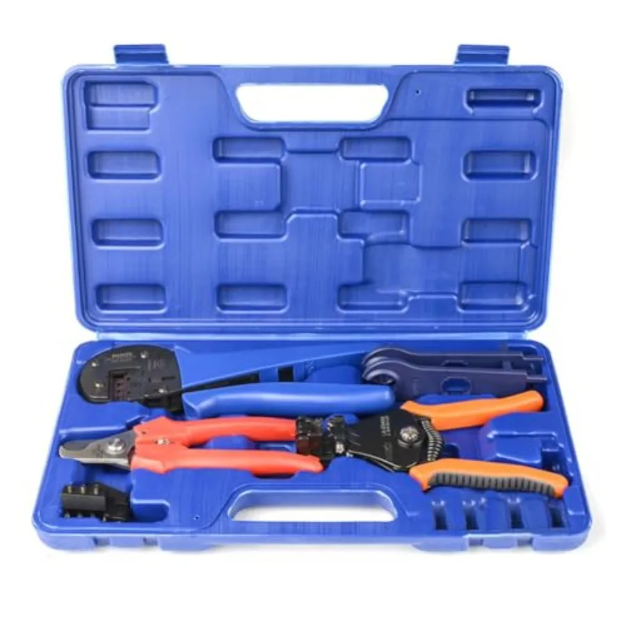 iCrimp Solar Crimping Tool Kit for Solar Panel Installation All in One Solar Tool Set with Solar Crimper Wire Cutter Wire Strip
iCrimp Solar Crimping Tool Kit for Solar Panel Installation All in One Solar Tool Set with Solar Crimper Wire Cutter Wire Strip