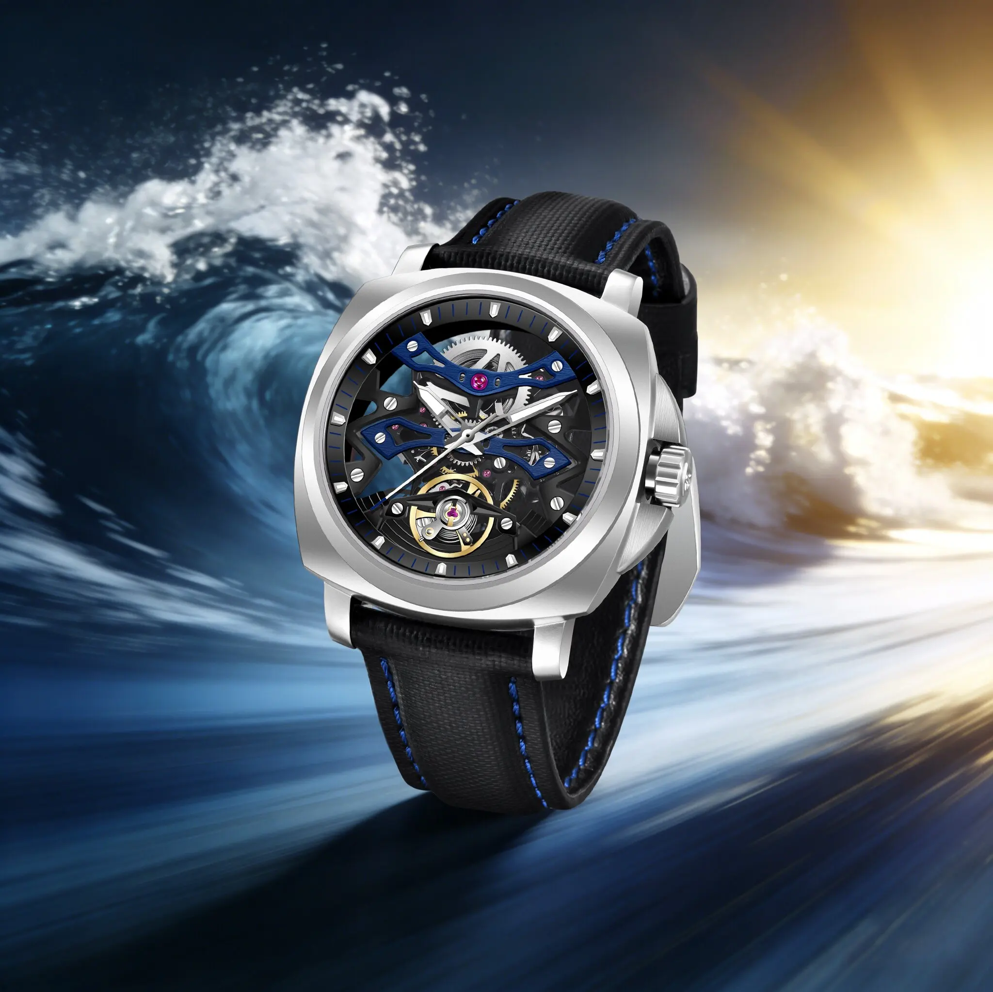 PAGANI DESIGN Modern Trend Men Mechanical Watch Casual High-End Leather Strap Sapphire Glass Tourbillon 100m Dive Luminous Watch
PAGANI DESIGN Modern Trend Men Mechanical Watch Casual High-End Leather Strap Sapphire Glass Tourbillon 100m Dive Luminous Watch