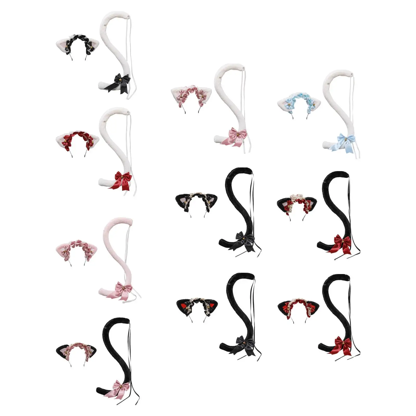 Headband And Tail Costume Props Costume Cat Tail for Birthday Party
Headband And Tail Costume Props Costume Cat Tail for Birthday Party