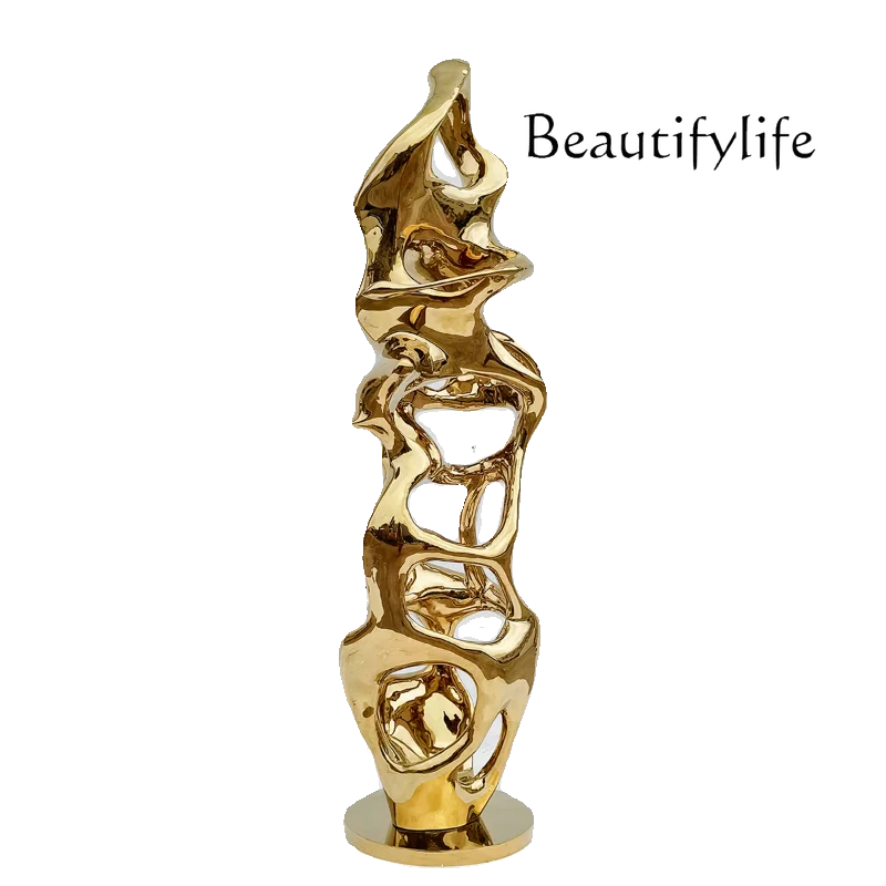 Nordic entrance living room abstract artwork large ornament light luxury sculpture hotel decoration handicraft
Nordic entrance living room abstract artwork large ornament light luxury sculpture hotel decoration handicraft