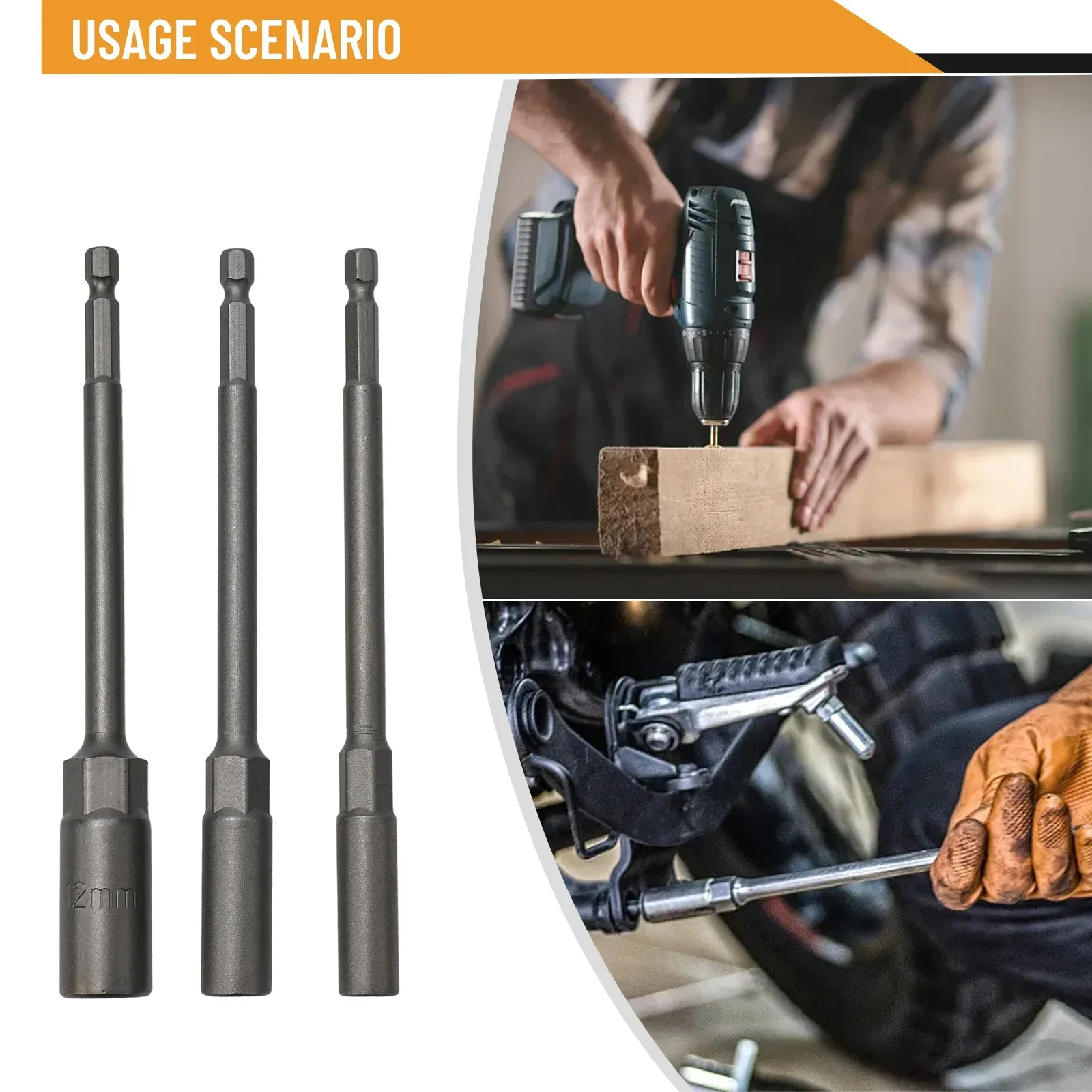 8 мм 10 мм 12 мм адаптер для шестигранной гайки для торцевого ключа, удлинительная втулка, длина 150 мм, хромованадиевая сталь, набор из 3 шт.
8 мм 10 мм 12 мм адаптер для шестигранной гайки для торцевого ключа, удлинительная втулка, длина 150 мм, хромованадиевая сталь, набор из 3 шт.