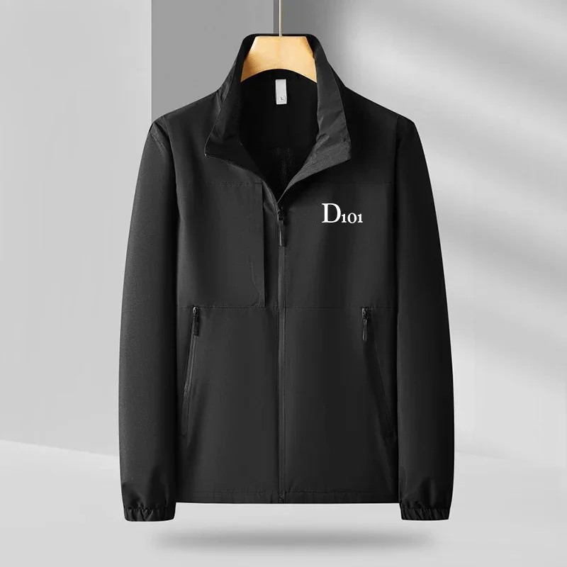 Spring Autumn new men high-end thin jacket coat fashionable casual print windproof waterproof standing collar submachine jacket
Spring Autumn new men high-end thin jacket coat fashionable casual print windproof waterproof standing collar submachine jacket