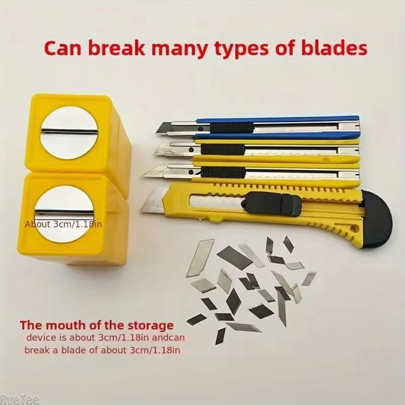 Safe Built in Breaker Utility Craft Knives Cutter Waste Blade Disposal Cases Compact Secure Recycling Tools Blade Storage Boxes
Safe Built in Breaker Utility Craft Knives Cutter Waste Blade Disposal Cases Compact Secure Recycling Tools Blade Storage Boxes