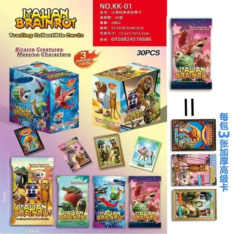 Italian Brainrot Card Game Tungtungtung Sahur Tralalero Tralala Battle Toy Collection For Kids Gift
Italian Brainrot Card Game Tungtungtung Sahur Tralalero Tralala Battle Toy Collection For Kids Gift