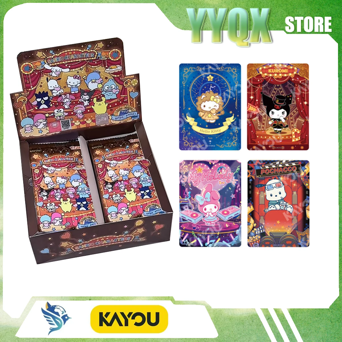 KAYOU 2026 New Sanrio Hello Kitty My Melody Kuromi Cinnamoroll collection card periphery cute cartoon surprise gift animation
KAYOU 2026 New Sanrio Hello Kitty My Melody Kuromi Cinnamoroll collection card periphery cute cartoon surprise gift animation