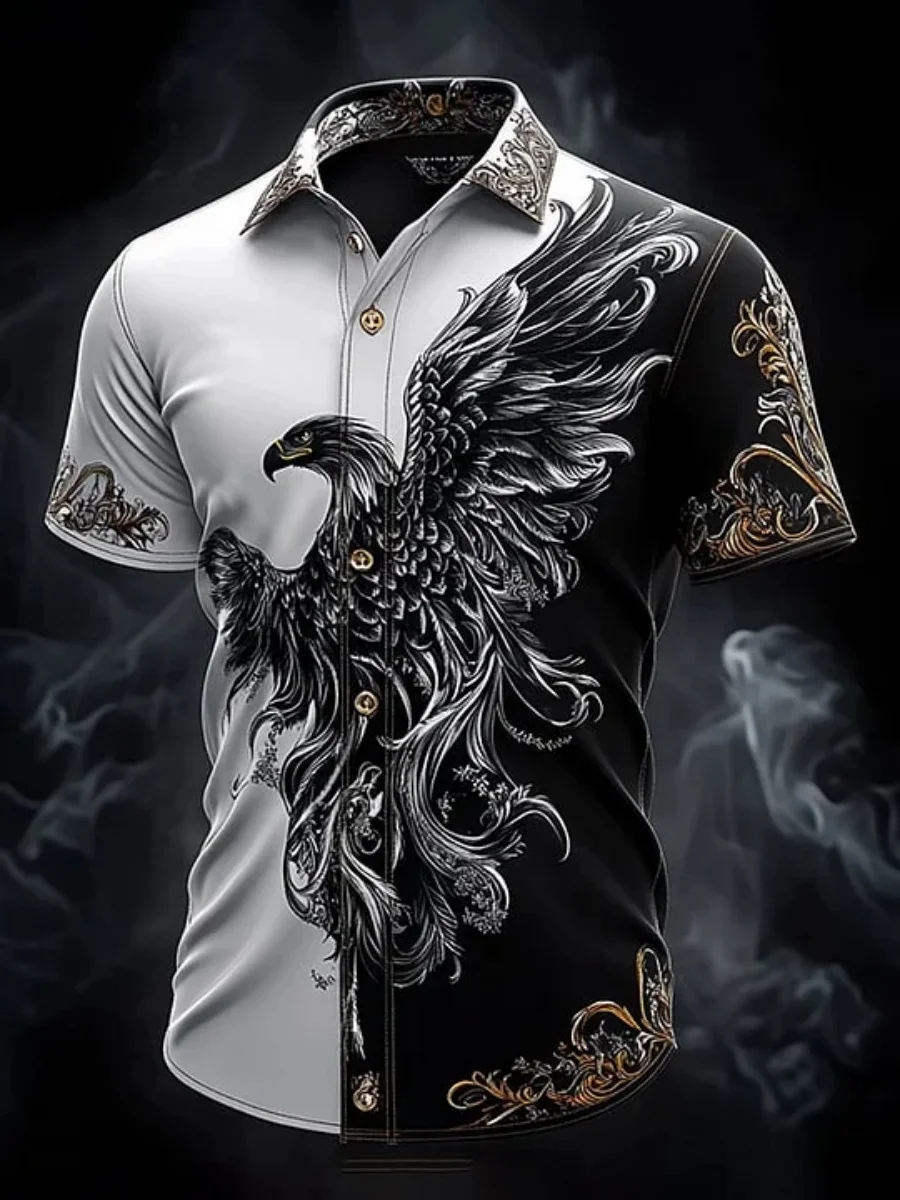 Men's casual short-sleeved shirt 3D printing Fashionable, loose and comfortable XS-5XL oversized Soft and comfortable
Men's casual short-sleeved shirt 3D printing Fashionable, loose and comfortable XS-5XL oversized Soft and comfortable