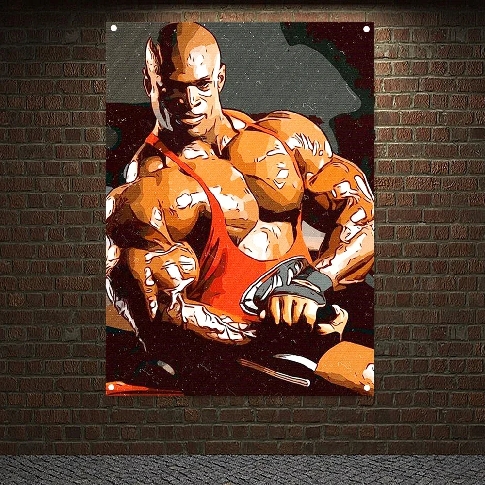 Man Body Building Workout Banner Wall Hanging Inspirational Poster Tapestry 4 Grommets Custom Flag Stadium Gym Wall Decoration 2
Man Body Building Workout Banner Wall Hanging Inspirational Poster Tapestry 4 Grommets Custom Flag Stadium Gym Wall Decoration 2