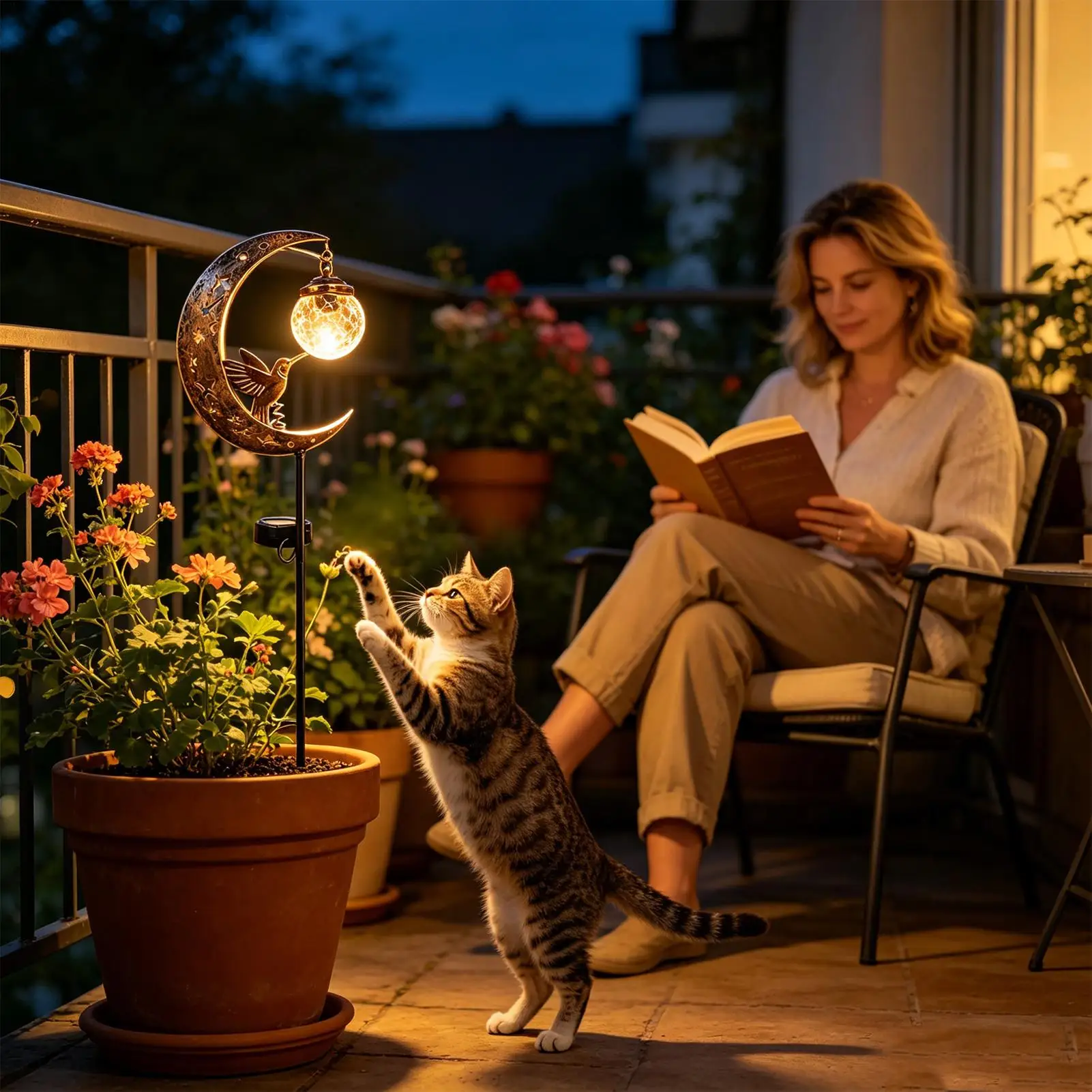 Solar Stakes Lights For Outside Moon Hummingbird Stake Lamp Decor Solar Lights Outdoor For Garden Patio Lawn Yard Porch Deck
Solar Stakes Lights For Outside Moon Hummingbird Stake Lamp Decor Solar Lights Outdoor For Garden Patio Lawn Yard Porch Deck