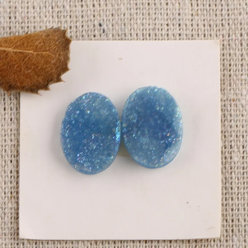 B&F Oval Crystal Earring Beads, Handmade Natural stones beads, Polished Stones for jewelry Making Supplies
B&F Oval Crystal Earring Beads, Handmade Natural stones beads, Polished Stones for jewelry Making Supplies