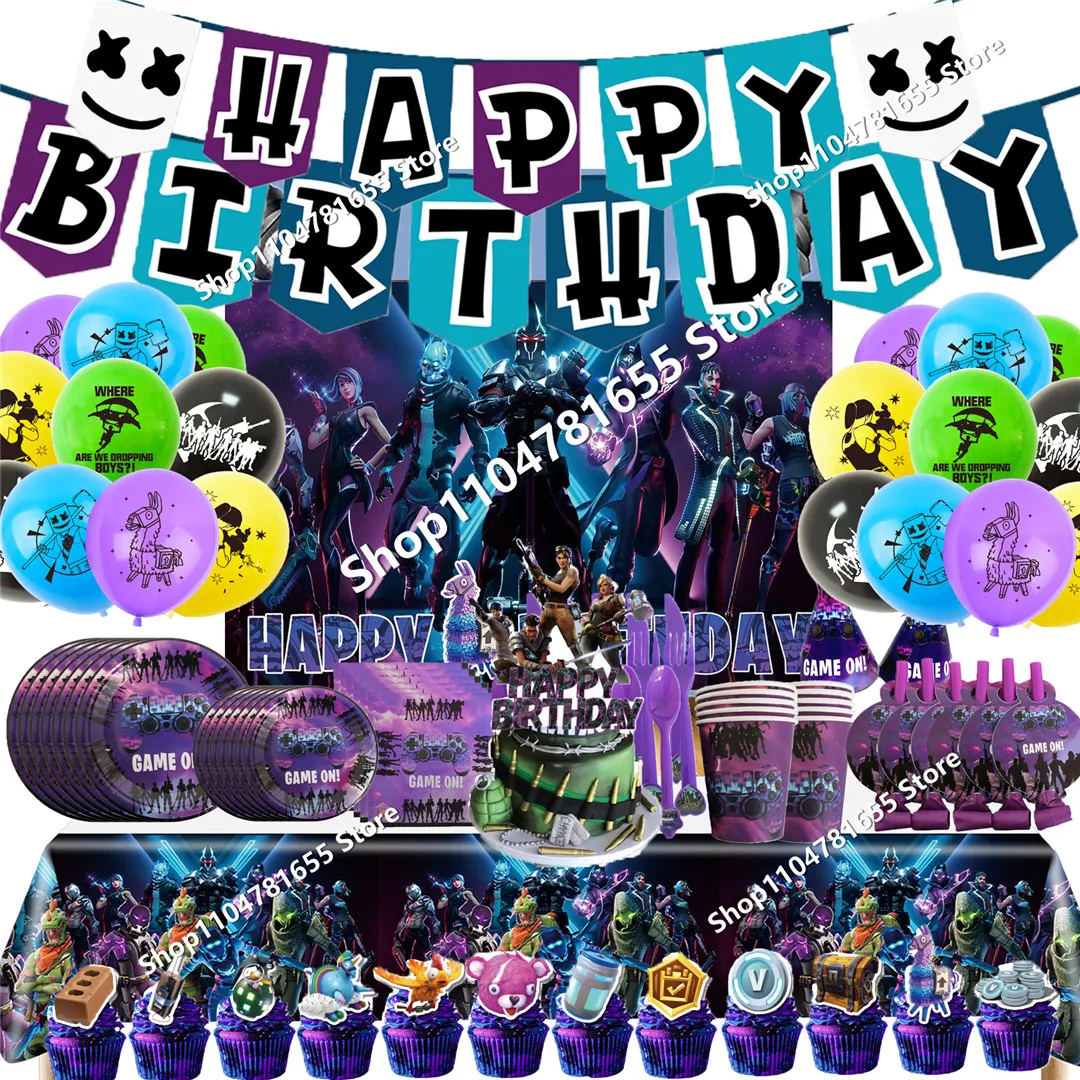 Fortnite Llama Themed Birthday Party Supplies Set Kids Decorations including Banner Gift Bags And Cake Decoration
Fortnite Llama Themed Birthday Party Supplies Set Kids Decorations including Banner Gift Bags And Cake Decoration