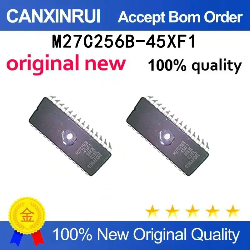 (5-100 pieces)M27C256B-45XF1 ceramic lens M27C256B direct insertion CDIP28 pin integrated block electronic module chip
(5-100 pieces)M27C256B-45XF1 ceramic lens M27C256B direct insertion CDIP28 pin integrated block electronic module chip