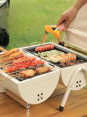 Портативный двухсторонний угольный гриль-барбекю для улицы, складной, из чугуна, для домашнего использования, новая модель 2025 года
Портативный двухсторонний угольный гриль-барбекю для улицы, складной, из чугуна, для домашнего использования, новая модель 2025 года