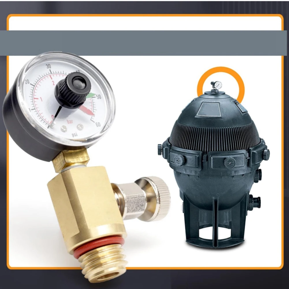 L79A 24850-0105 Air Relief Valve and Gauge Assembly for Sta- System 3 Modular Media SM Series Pool and Spa Filters
L79A 24850-0105 Air Relief Valve and Gauge Assembly for Sta- System 3 Modular Media SM Series Pool and Spa Filters