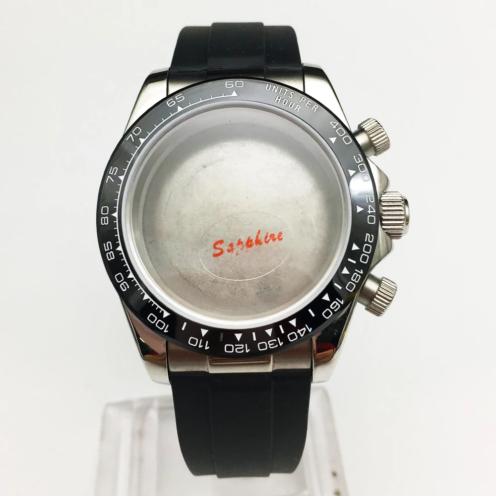 39mm case sapphire glass 100m waterproof fit VK63 quartz movement rubber strap strap + case Panda dial multi-function watch
39mm case sapphire glass 100m waterproof fit VK63 quartz movement rubber strap strap + case Panda dial multi-function watch