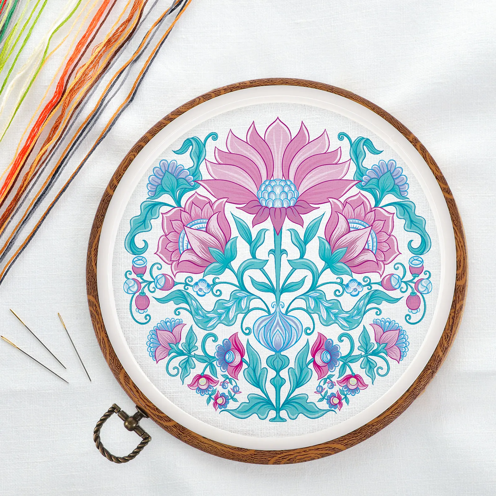 2pcs Embroidery Plastic Circles 21.8CM Plastic Circles DIY Cross Stitch Supplies Imitation Wood Circular Stretch Tools
2pcs Embroidery Plastic Circles 21.8CM Plastic Circles DIY Cross Stitch Supplies Imitation Wood Circular Stretch Tools