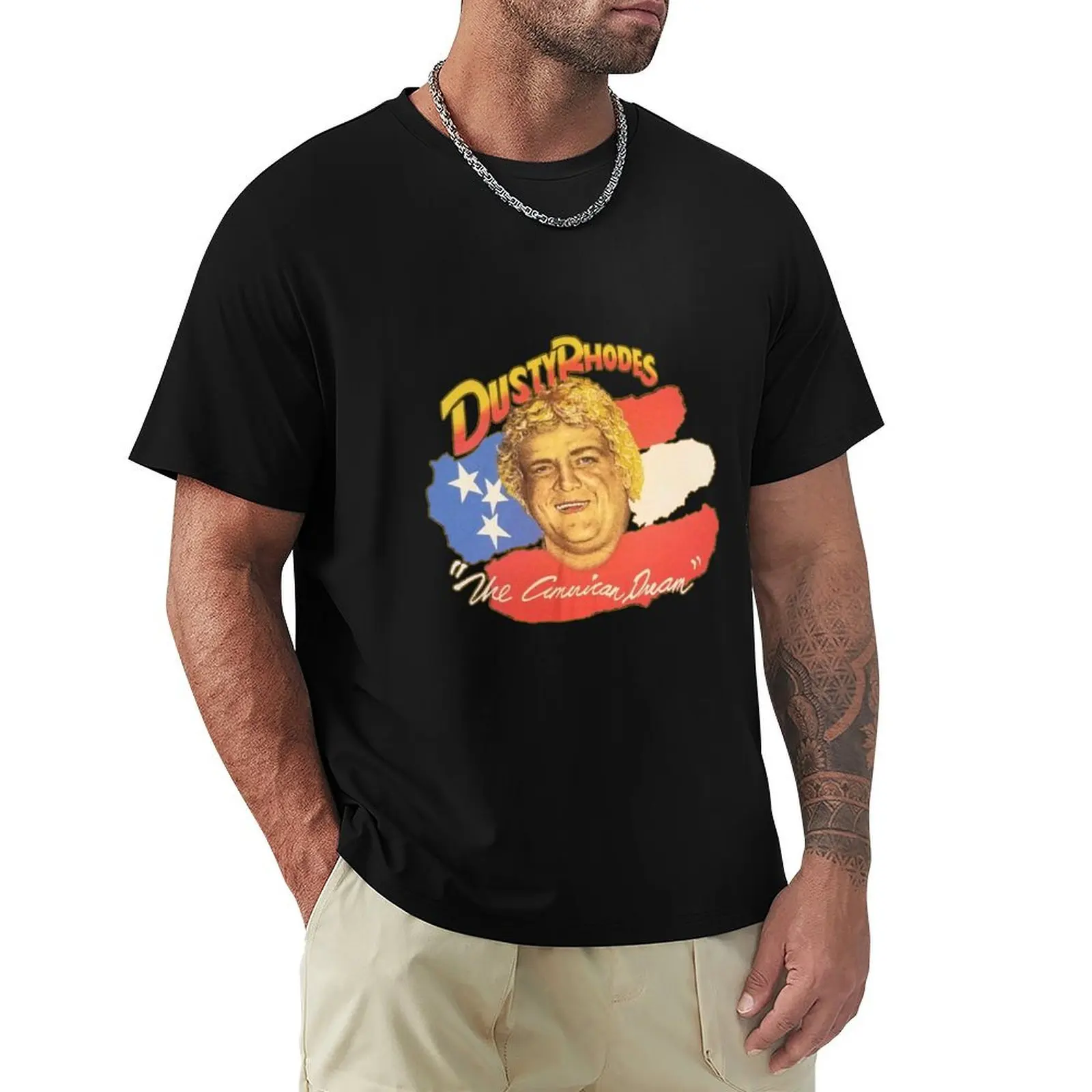 The American Dream Rhodes Wrestling T-Shirt tees heavyweights T-shirts oversize workout shirts for men
The American Dream Rhodes Wrestling T-Shirt tees heavyweights T-shirts oversize workout shirts for men