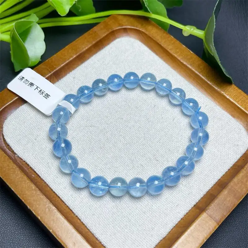 Natural Aquamarine Bead Bracelet Women Energy Bead Reiki Healing Fengshui Bangle Jewelry Gift 7/8MM
Natural Aquamarine Bead Bracelet Women Energy Bead Reiki Healing Fengshui Bangle Jewelry Gift 7/8MM