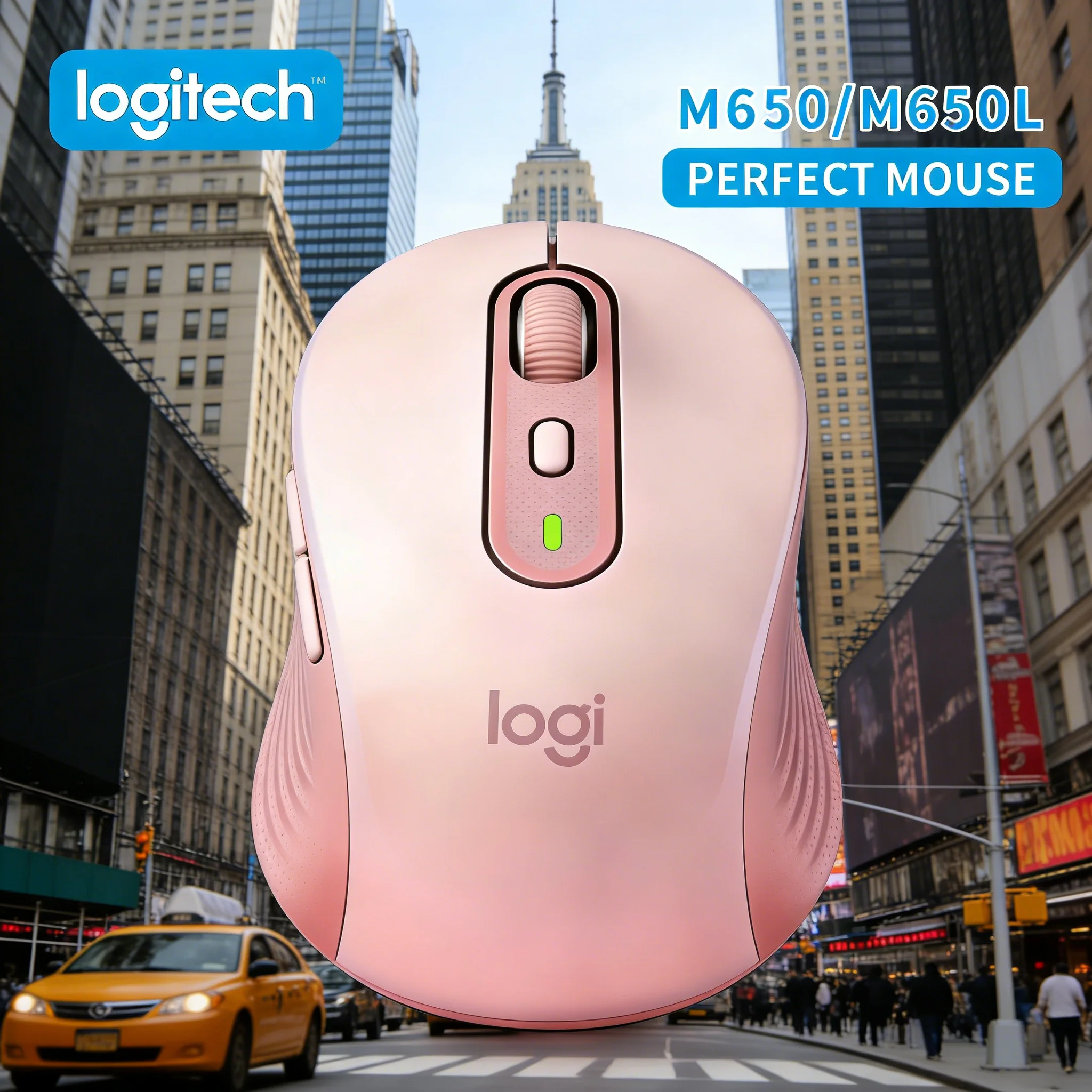 Logitech M650 Signature Wireless Mouse, Ergonomic Design, Silent Click, Smart Wheel, 24-Month Battery dual-mode + MX3S/M650/M350
Logitech M650 Signature Wireless Mouse, Ergonomic Design, Silent Click, Smart Wheel, 24-Month Battery dual-mode + MX3S/M650/M350