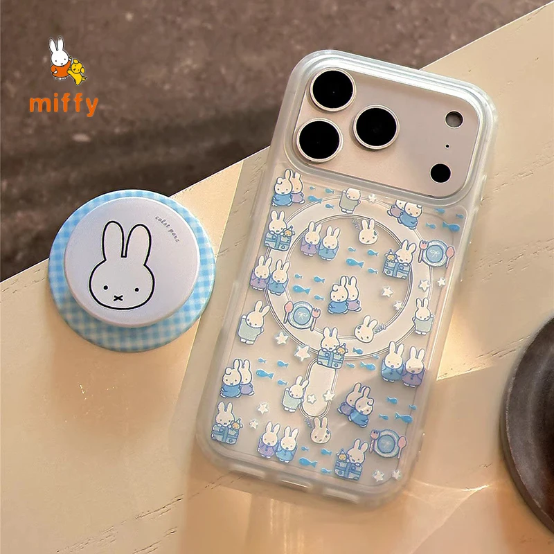 Милый чехол для телефона с Миффи, подходит для iPhone 17, 16, 15, 14, мультяшный, в клетку, с магнитным держателем, защита от падений, подарок для девушки
Милый чехол для телефона с Миффи, подходит для iPhone 17, 16, 15, 14, мультяшный, в клетку, с магнитным держателем, защита от падений, подарок для девушки