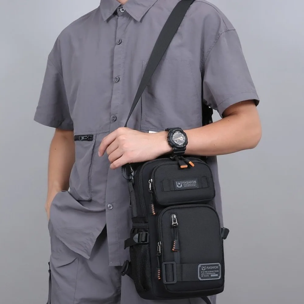 All-Match Multi Pockets Men Chest Bag Cloth Multifunction Sports Message Bag Zipper Shoulder Bag Crossbody Bag Boys
All-Match Multi Pockets Men Chest Bag Cloth Multifunction Sports Message Bag Zipper Shoulder Bag Crossbody Bag Boys