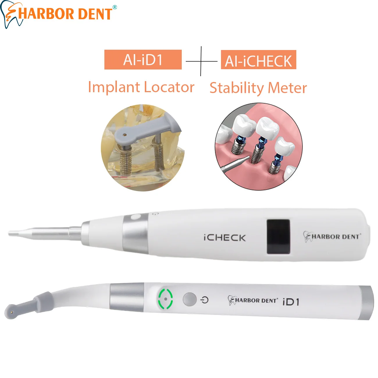 AI-ICHECK Dental Implant Stability Meter And AI-iD1 Implant Locator Rotation Sensor Kit Dentistry Measuring Equipment
AI-ICHECK Dental Implant Stability Meter And AI-iD1 Implant Locator Rotation Sensor Kit Dentistry Measuring Equipment